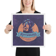 Load image into Gallery viewer, Rottweiler – Framed Posters
