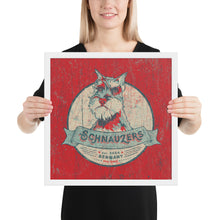 Load image into Gallery viewer, Schnauzer – Framed Posters
