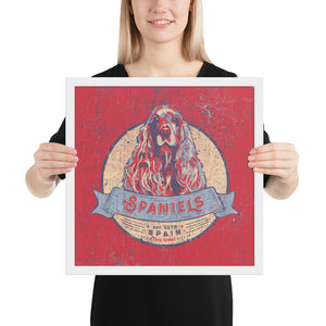 Spaniel – Framed Posters