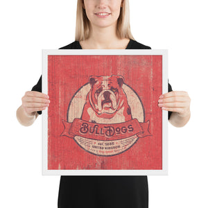 Bulldog – Framed Posters