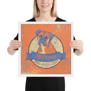 Boxer – Framed Posters