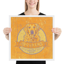 Load image into Gallery viewer, Golden Retriever – Framed Posters
