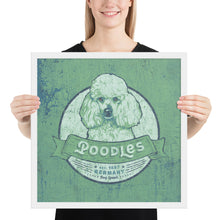 Load image into Gallery viewer, Poodle – Framed Posters
