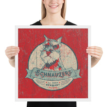 Load image into Gallery viewer, Schnauzer – Framed Posters
