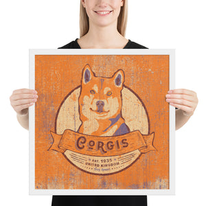 Corgi – Framed Posters